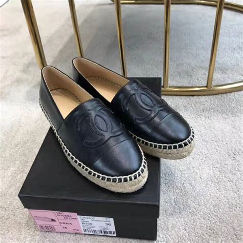 chanel leather espadrilles price